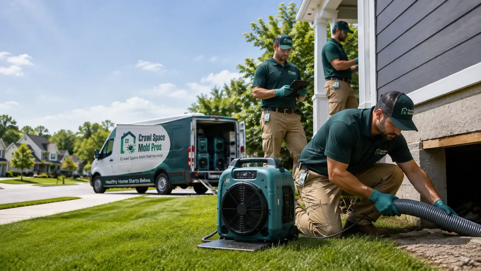 Crawl Space Mold Removal in Pittstown, NJ